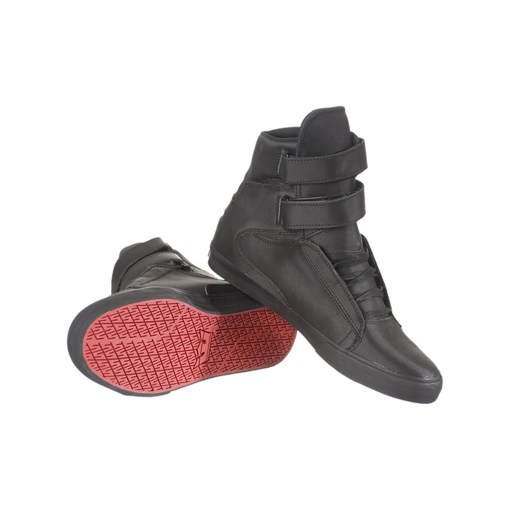 Baskets Montantes Supra Society Noir Black Homme | CXC-19007288